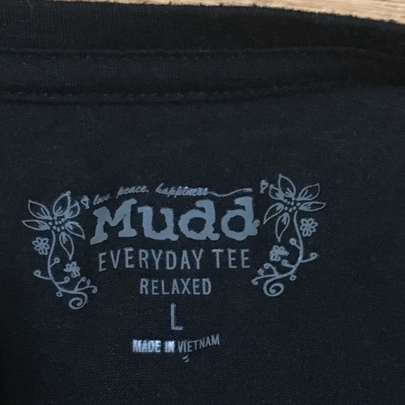 Plain Black V Neck tee - Picture 2 of 2